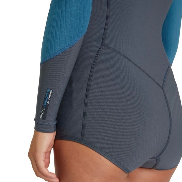 O’NEILL BLUEPRINT 2MM FRONT ZIP LS WOMENS SPRINGSUIT SURF-SUIT - Picture 4 of 10